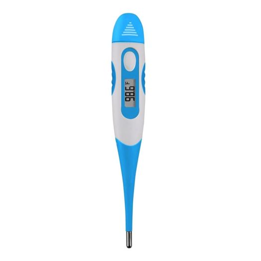 Veridian 30-Second Digital Thermometer with Flexible Tip, Waterproof with Storage Case