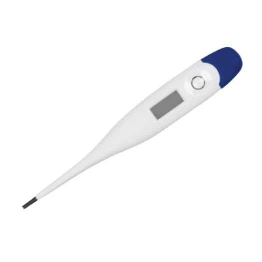Veridian Healthcare 60-Second Digital Thermometer, Waterproof with Rigid Tip Blue