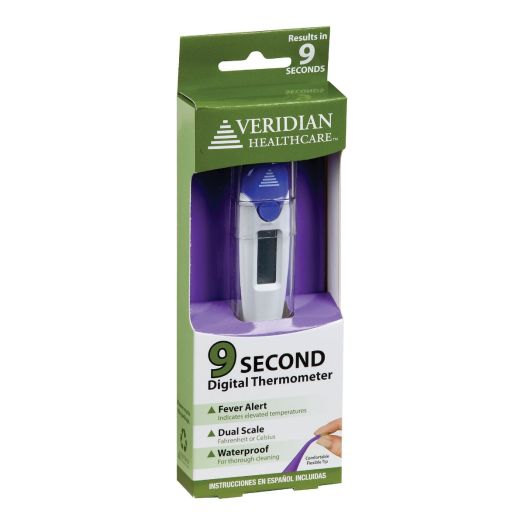 Veridian Healthcare 9-Second Flex Tip Digital Thermometer