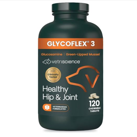 Vetri-Science Laboratories GlycoFlex Joint Support (Stage 3), Roast Chicken Flavor, 120 Chewable Tablets