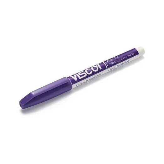 Viscot Medical Standard Regular Tip Surgical Marker, Gentian Violet Ink Case of 100
