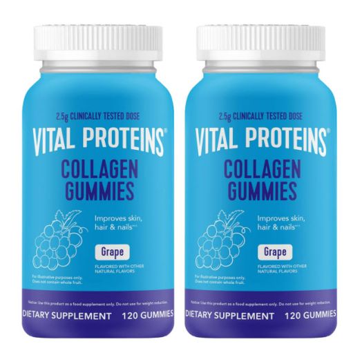 Vital Proteins Collagen Gummies, Grape Flavor - 120 Gummies