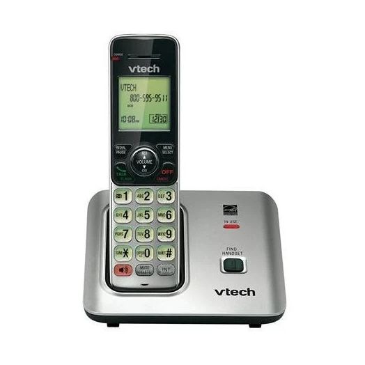 VTech CS6619-2 DECT 6.0 Expandable Cordless Phone, 2 Handsets with Caller ID
