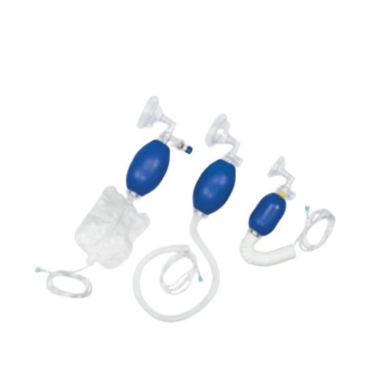 Vyaire Medical AirLife Self-Inflating Resuscitation Device, Pediatric with Mask 40" Oxygen Reservoir Tubing