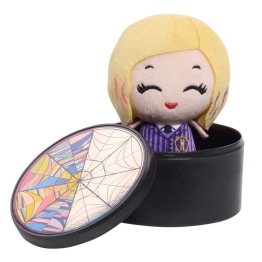 Wednesday Collectible Mini Plush, Officially Licensed Kids Toys for Ages 3 and Up by Just Play, Kids Toys for Ages 3 up