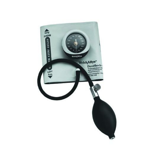 Welch Allyn DuraShock DS45 Silver Series Pocket Aneroid Sphygmomanometer, Large