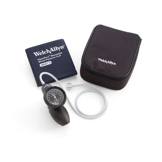 Welch Allyn Platinum Series DS58 Hand Aneroid, Size 11 Adult FlexiPort 1-Tube Cuff