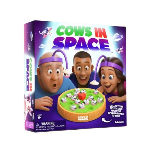 Cows in Space Game by What Do You Meme?, 2026 Toy of The Year Finalist, Easter Family Game for Kids Ages 6+