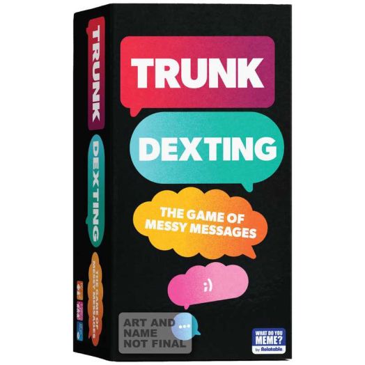 Trunk Dexting - The Twisted Text Party Game with Word Magnets by What Do You Meme?