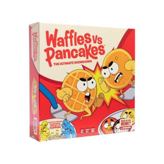 Waffles VS Pancakes - The Breakfast Battle Family Game for Ages 8+, by What Do You Meme? Family