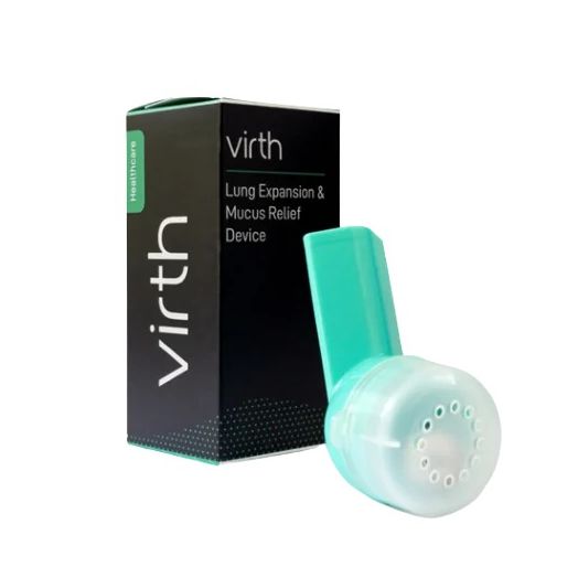 Wiesner Health Virth Lung Expansion & Mucus Relief Device, Teal