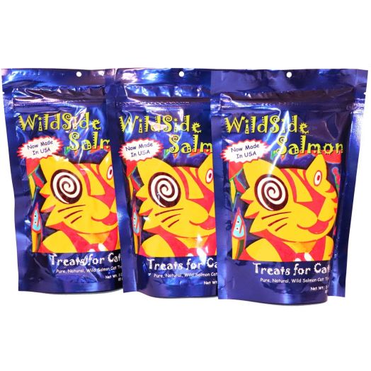 WildSide Salmon Cat Treats - 3 oz - 3 Pack