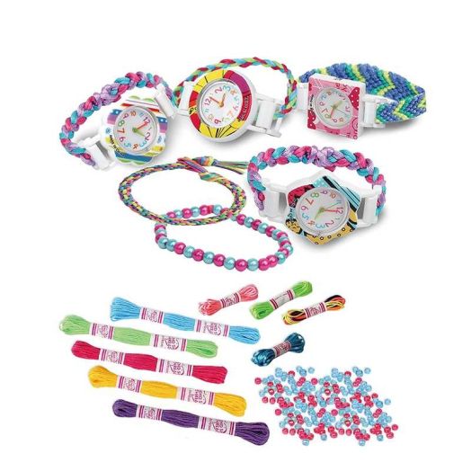 William Bracelet Making Kit for Girls, Arts and Crafts Toys for Kids Age 6 7 8 9 10 11 12 Years Old, Bracelet String and Rewarding Activity, DIY Christmas and Birthday Gifts for Teen Girls