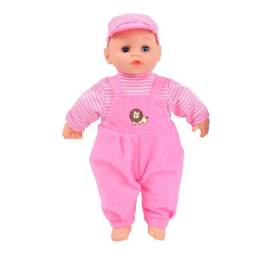 WonderPlay Baby Doll With 4 Sounds - Pink