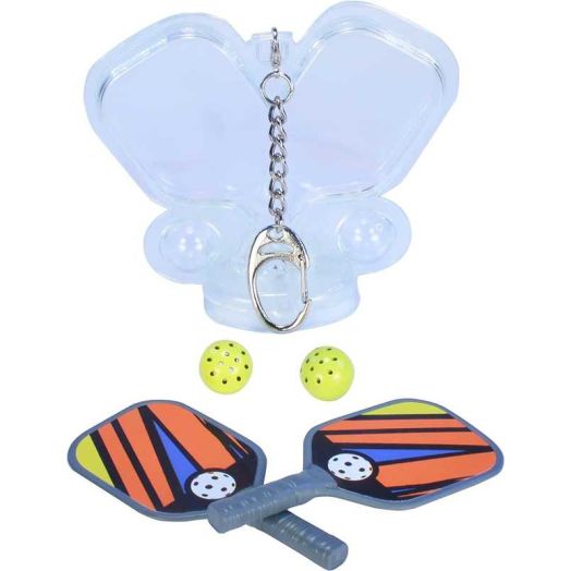World's Smallest Pickleball Set - Miniature Paddles and Balls Toy by Super Impulse, Actually Works