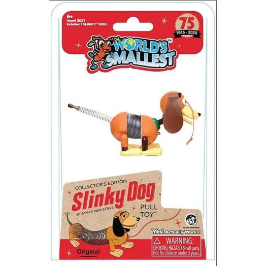 Worlds Smallest Slinky Dog Mini Retro Toy