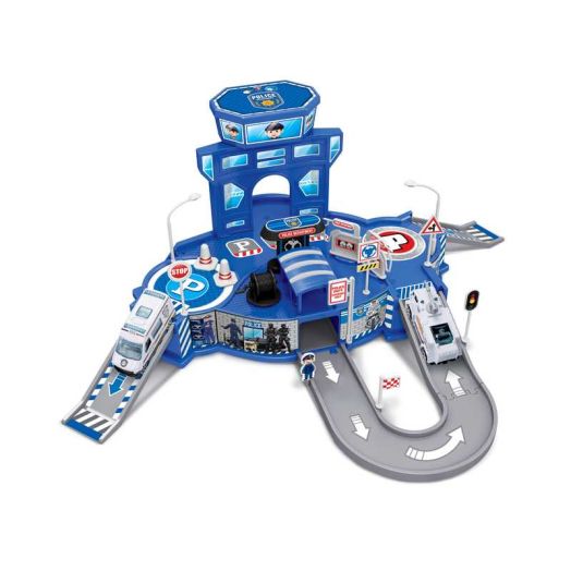 Diecast Cruisers 1:64 Police Depot Playset