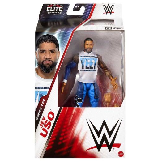 Chase Variant Bright Blue Jey Uso WWE Elite 114 Mattel WWE Toy Wrestling Action Figure