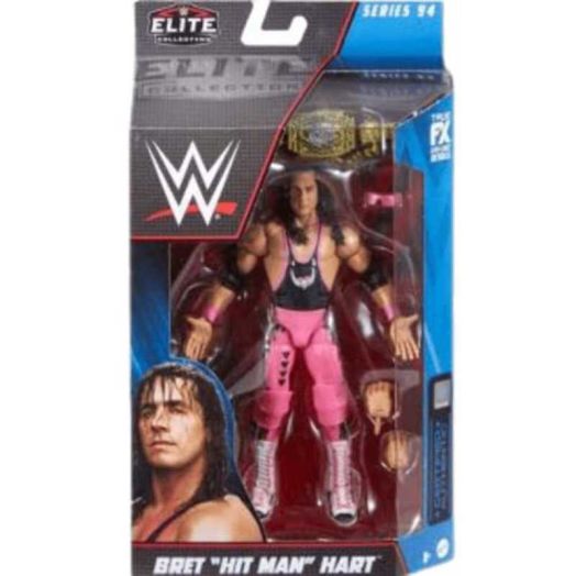 WWE Bret "Hit Man" Hart Elite Collection Action Figure, 6-Inch Posable Collectible