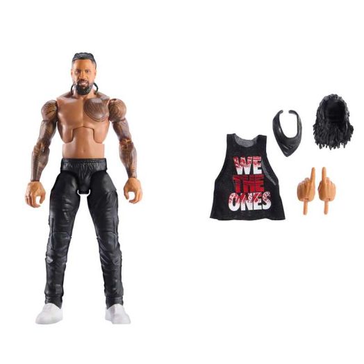 WWE Elite Jimmy Uso Action Figure, Series #114 6-inch Collectible with Articulation & Accessories