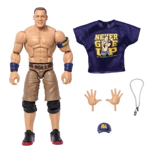 WWE Elite John Cena Action Figure, Greatest Hits 2025, 6-inch Collectible with Articulation & Accessories (Styles May Vary)