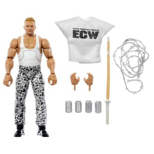WWE Elite The Sandman Action Figure, 6-inch Collectible Superstar with Articulation & Accessories