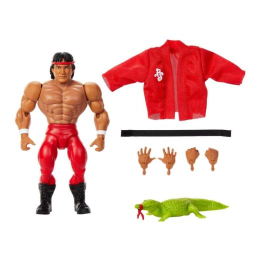 WWE Superstars Ricky "The Dragon" Steamboat Action Figure Set, Series 13 Retro Collectible, 6-inch