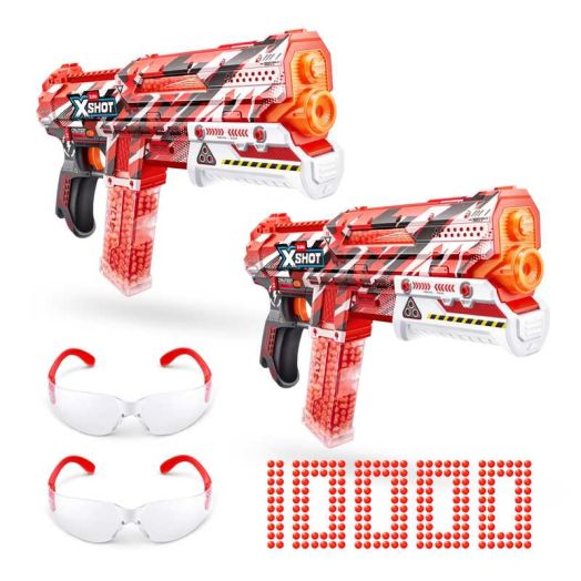 XSHOT Hyper Gel Clutch Blaster 2 pack (5,000 Hyper Gel Pellets) by ZURU for Ages 14+