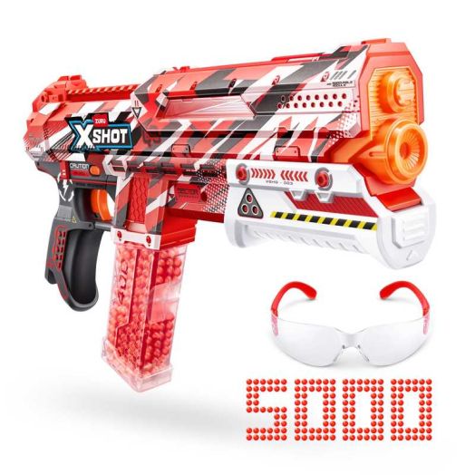 XSHOT Hyper Gel Clutch Blaster (5,000 Pellets) 150 ft/ Second Speed Outdoor Blaster by ZURU for Ages 14+