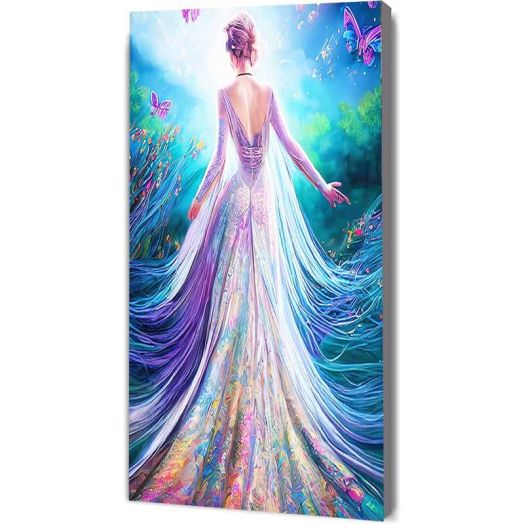YALKIN 5D Diamond Painting Kits for Adults DIY Large Animal Full Round Drill (27.56 x 15.7 inch) Embroidery Pictures Arts Painting for Home Wall Decor