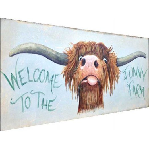 YALKIN Cow Large Diamond Painting Kits for Adults (27.6 x 15.7 inch), 5D Diamond Art Full Round Drill DIY Embroidery Pictures Arts Cross Stitch Kits for Home Wall Decor