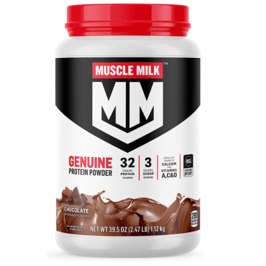 CytoSport Muscle Milk, Chocolate, Gluten Free, 2.47 Pound