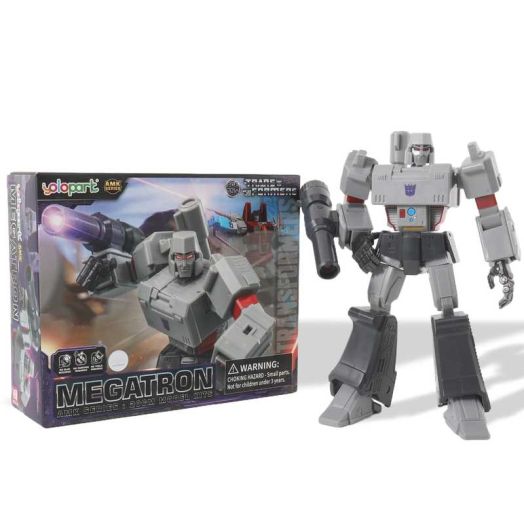 YOLOPARK 7.87 Inch Megatron Transformer Toys,Highly Articulated Transformers G1 Action Figures with Weaponry for Adults Boys Girls,No Converting