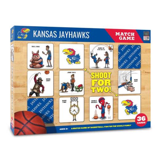 Kansas Jayhawks Licensed Memory Match Game