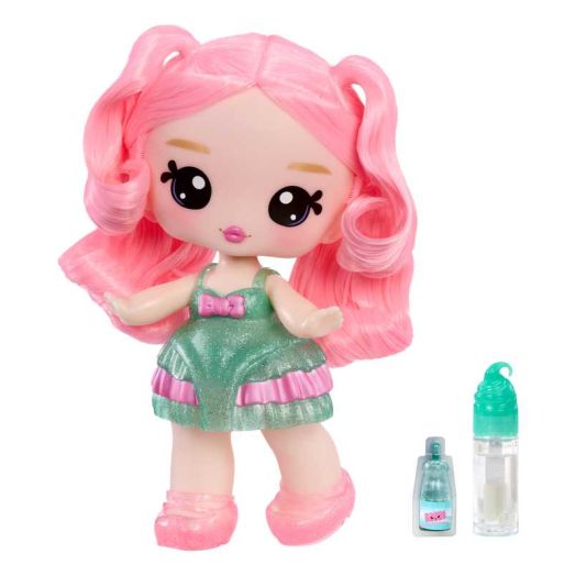 Yummiland Large Doll- Susie Sour Straw with Scented Lip Gloss, Ages 4+