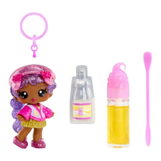 Yummiland x PEEPS Lip Gloss Doll- Michelle Mallows with Scented Lip Gloss, Ages 4+