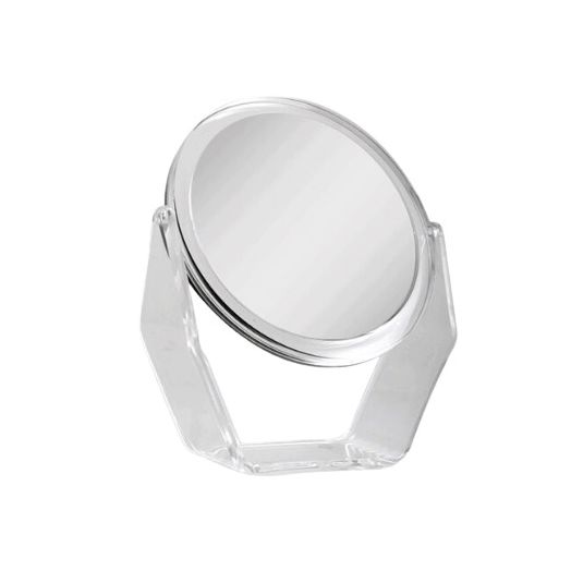 Zadro FS27 Acrylic Dual-Sided Swivel Vanity Mirror, 5-1/4 x 5-1/4 Inch