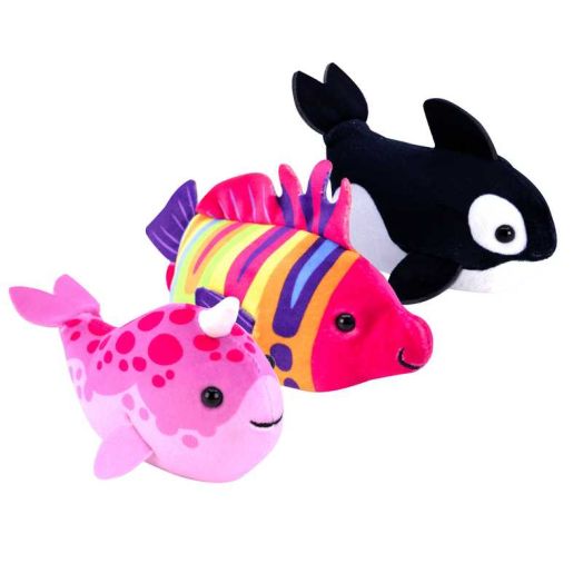 Zhu Zhu Pets Aquarium 3 Pack - Orca, Butterfly Fish, Narwhal, Children Ages 3+