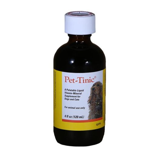 Zoetis Animal Pet-Tinic Vitamin-Mineral Supplement for Dogs and Cats, 4-Ounce by Pfizer Animal