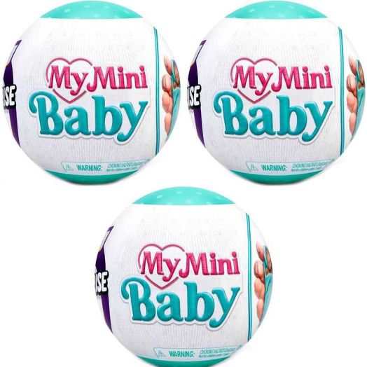 5 Surprise My Mini Baby Series 1 LOT of 3 Mystery Packs